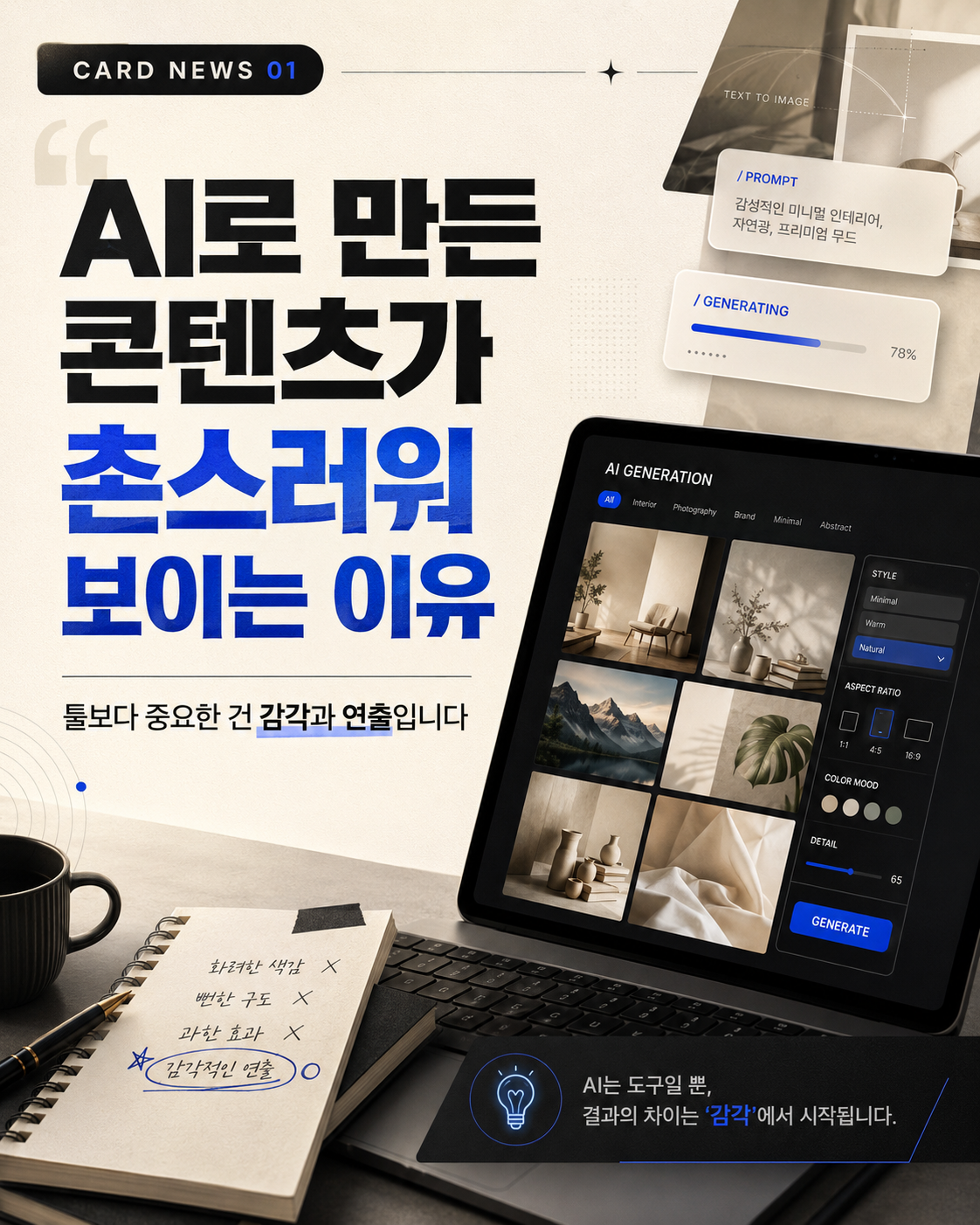 AI 콘텐츠가 촌스러워 보이는 이유